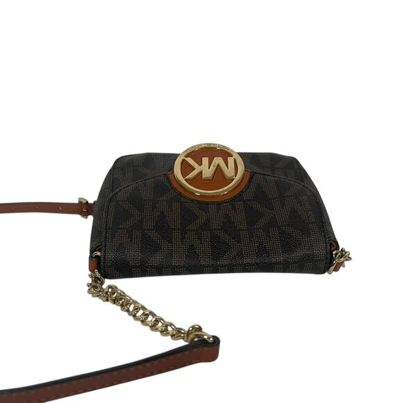 Michael Kors Fulton Small Crossbody Handbag Brown - Picture 6 of 12